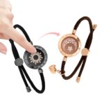 Totwoo-Bracelets tactiles lumineux et vibrants longue distance pour couples, cadeaux WNship, bracelet d'amour soleil et lune intelligents 2