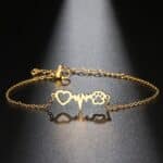 Bracelet patte de chien femme 3