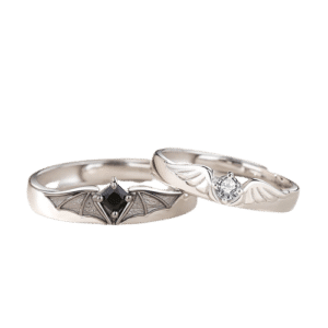 Bague de promesse duo ajustable