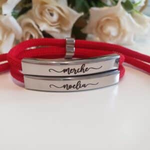bracelet personnalisable couple