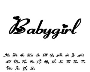 porte clé personnalisé prénom Babygirl