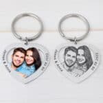 Porte clé couple original duo