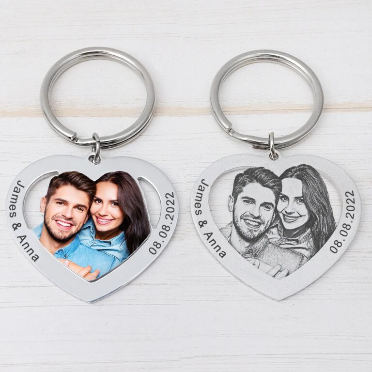 Porte clé couple original duo