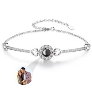 Bracelet personnalisé avec photo à l'intérieur