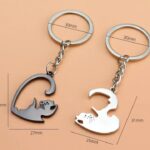 Porte clé couple chat dimensions