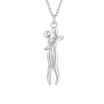 Collier couple enlacé (lot de 2)