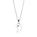 Collier couple yin yang yang